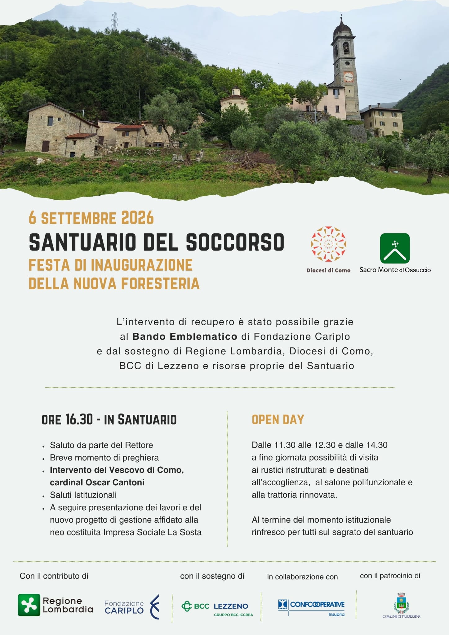 Scopri di più sull'articolo Festa Inaugurazione Foresteria del Soccorso